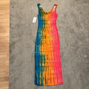 NWT Cotton Citizen Verona Tie-Dye Midi Dress S $185